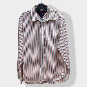 TOMMY‎ Hilfiger Men's Striped Button Down Shirt